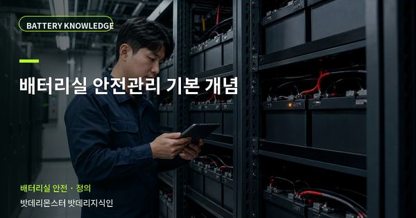 배터리실 안전관리 기본 개념: 용어와 적용 범위를 쉽게 정리 대표 썸네일