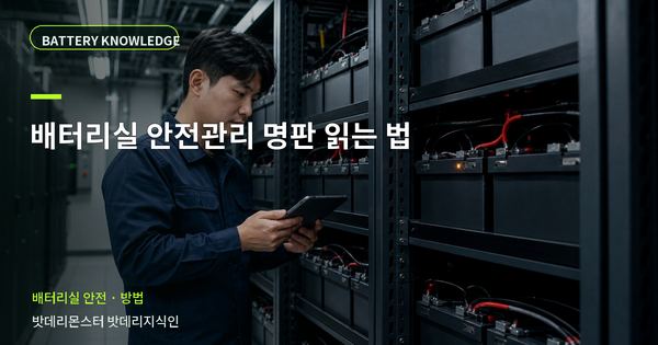배터리실 안전관리 명판 읽는 법: 담당자가 따라 할 확인 순서 대표 썸네일