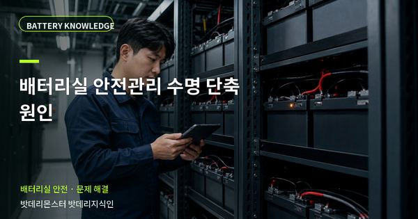 배터리실 안전관리 수명 단축 원인: 증상과 원인을 나누는 점검법 대표 썸네일