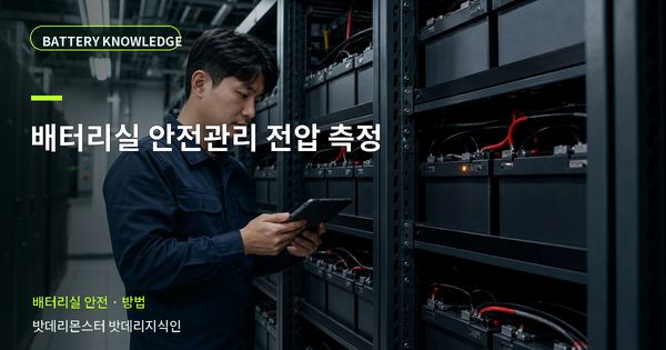 배터리실 안전관리 전압 측정: 담당자가 따라 할 확인 순서 대표 썸네일