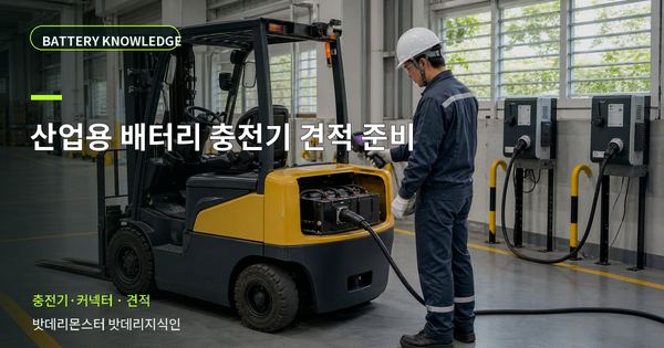 산업용 배터리 충전기 견적 준비: 상담 전에 준비할 정보 대표 썸네일