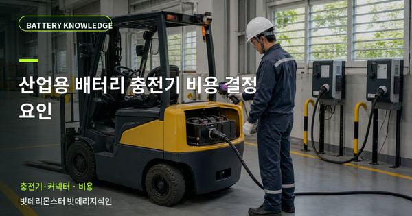 산업용 배터리 충전기 비용 결정 요인: 견적 금액을 바꾸는 조건 대표 썸네일