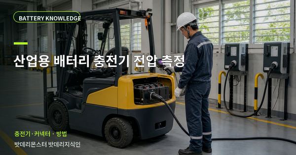산업용 배터리 충전기 전압 측정: 담당자가 따라 할 확인 순서 대표 썸네일