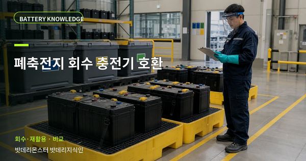 폐축전지 회수 충전기 호환: 선택 전에 확인할 비교 기준 대표 썸네일