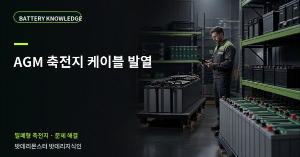 AGM 축전지 케이블 발열: 증상과 원인을 나누는 점검법 대표 썸네일