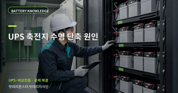 UPS 축전지 수명 단축 원인: 증상과 원인을 나누는 점검법 대표 썸네일