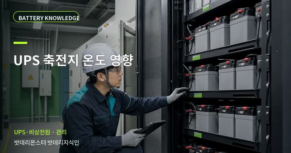 UPS 축전지 온도 영향: 기록과 유지관리 기준 대표 썸네일