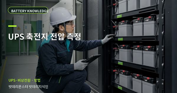 UPS 축전지 전압 측정: 담당자가 따라 할 확인 순서 대표 썸네일
