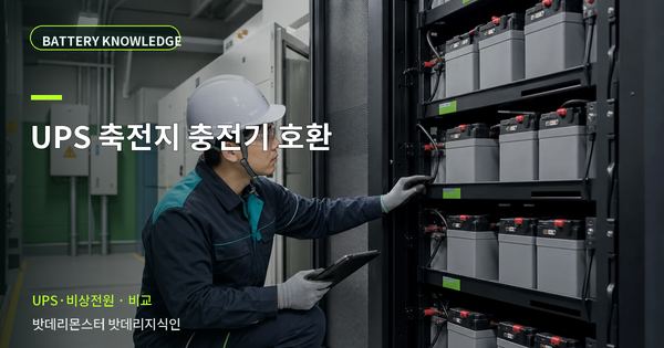UPS 축전지 충전기 호환: 선택 전에 확인할 비교 기준 대표 썸네일