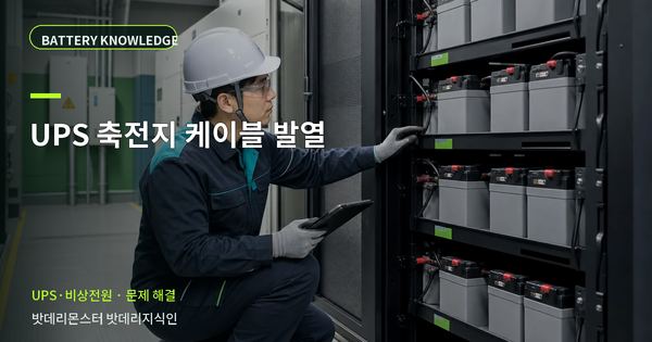 UPS 축전지 케이블 발열: 증상과 원인을 나누는 점검법 대표 썸네일