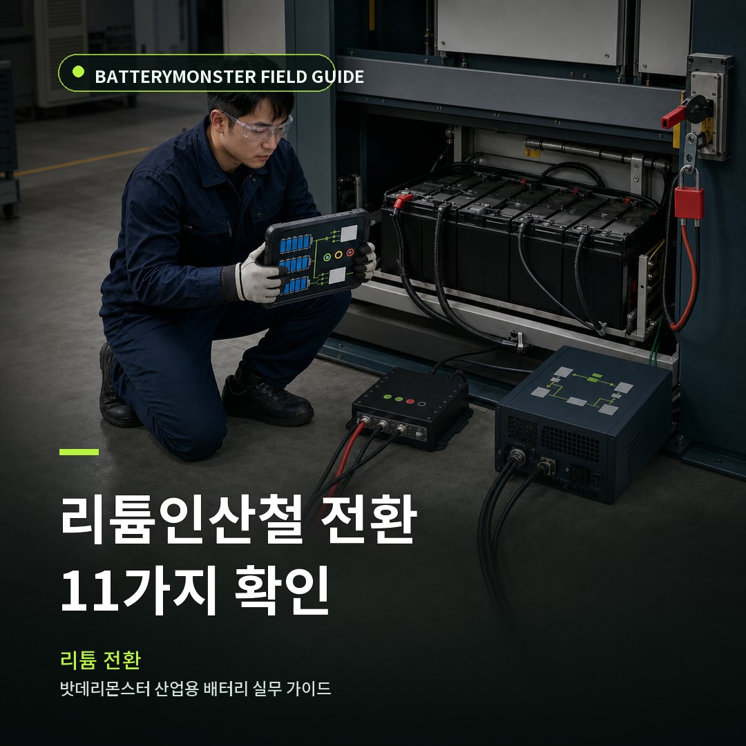 납축전지를 리튬인산철로 바꿀 때 확인할 11가지 대표 썸네일